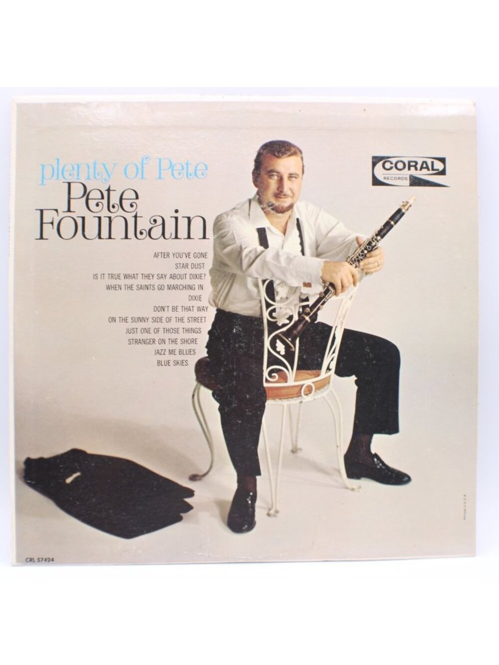 Jazz Icon Plenty Of Pete Pete Fountain Vinyl LP USA Clarinet Dixieland Collector